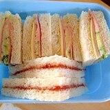 6枚切り食パンをきれいにサンドイッチ用にする方法